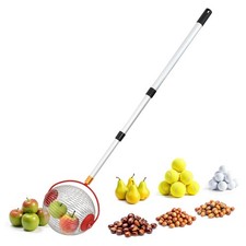 Roll Obst Sammler m. Teleskopstiel - bis 120cm - Apfel Birne Frucht Ernte Helfer