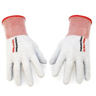 2 Pairs Anti-Static Work Gloves, Carbon Fiber Car Wrap Gloves for Electronic ...