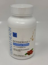 Consult Health Berberine Dietary Supplement Cinnamon 60 Count Exp 427 Sealed Consult Health Berberine Dietary Supplement Cinnamon 60 Count Exp 427 Sealed