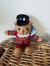 Keel Toys Teddy Bear London Beefeater Plush Beany Simply Soft Collection NWT 9