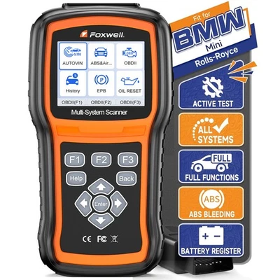 FOXWELL NT530 PLUS for BMW OBD2 Scanner All System Bidirectional Diagnostic Tool
