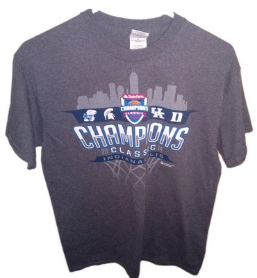 NCAA State Farm Champions Classic ESPN Indianapolis 2014 Men's M Gray T-Shirt 