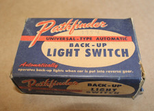 Vintage Aftermarket Accessory Pathfinder Backup Reverse Light Switch Bracket Kit