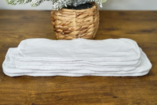 Thirsties Hemp Insert Baby Cloth Diaper Liner 6 Pack Assort Small/Large 6-18 Lbs