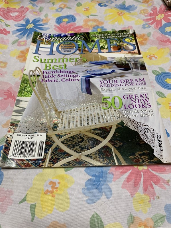 Romantic Homes Magazine June 2010 Volume 23, No. 6