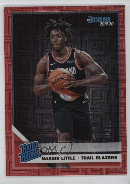 2019-20 Panini Donruss Rated Rookie Red Infinite 86/99 Nassir Little #223 4w8