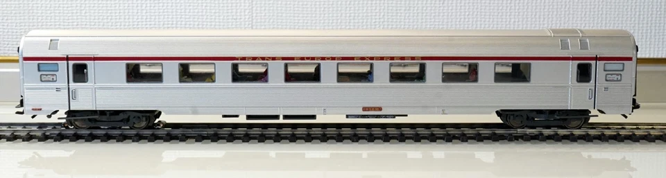 MÄRKLIN AC 41872 ECHELLE HO 1/87 SNCB VOITURE INOX TEE ETOILE DU NORD ECLAIREE - Photo 3/4