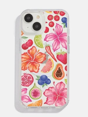 Skinnydip London iPhone 14 Pro Max Hülle - Exotische Früchte & Blumen
