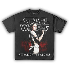 Star Wars Attack of the Clones Shirt 2002 Vintage Movie Graphic All Size
