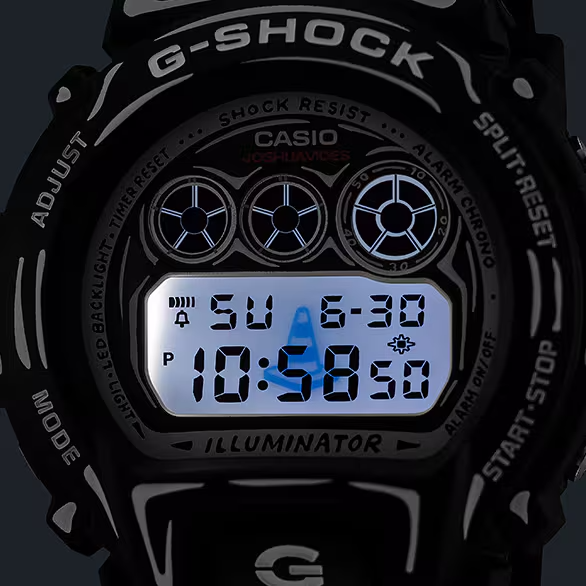 CASIO G-SHOCK DW-6900JV-1JR Joshua Vides Collaboration Model Black