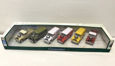 Hongwell Cararama 1/72 Land Rover Series III 109 6-Car Gift Set Mint in Box