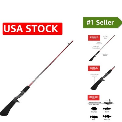 Z-Cast 5'6'' Medium-Light Casting Fishing Rod with Comfortable EVA Grip