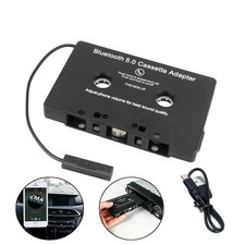 Bluetooth 5.0 Car Audio Tape Cassette Adapter Converter For IPhone Android MP3