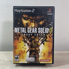 Metal Gear Solid 3: Snake Eater Sony PlayStation 2 PS2 Game Complete with Manual