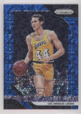 2018-19 Panini Prizm Fast Break Blue Prizm 69/175 Jerry West #145 HOF jg5