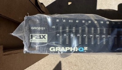 Sabine GRQ3121-U Graphi-Q2 31 Band EQ FBX Compressor Delay Rack NOS