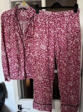 Women’s Joules Sleeptight Pink Ditsy Pyjama Set Size 10