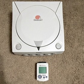 SEGA Dreamcast HKT-3020 Console White Controller VMU NBA 2K2 NHL 2K2 Tony Hawk🔥