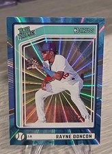 Rayne Doncon 2024 Panini Donruss Rated Prospect Carolina Blue Laser /249 #141