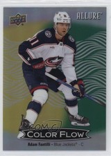 2024-25 Upper Deck Allure Color Flow Yellow Green Adam Fantilli #CFL-1 9bg