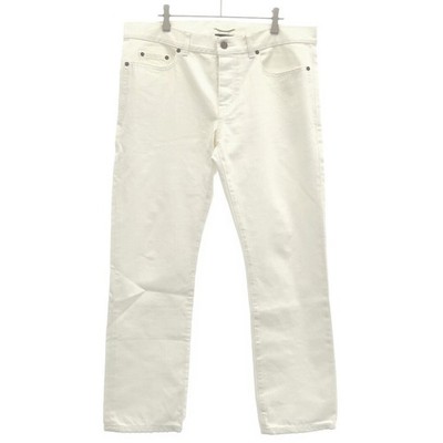 SAINT LAURENT PARIS D18M SL-LW Denim Pants 597052 YR888 White 32 Used MESC-0