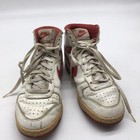 Nike Vtg Big Nike 8511013 1980s Red Sz 6 1980's Shoes Basketball Taiwan READ — photo 3