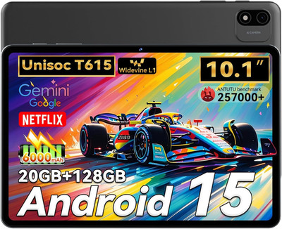 Lpad2S Android 15 Tablet 10 Inch,20Gb (8+12GB Expanded) RAM 128GB