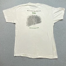 Vintage XML O'Reilly Media White T-Shirt Men’s Sz L Graphic Preshrunk Distressed