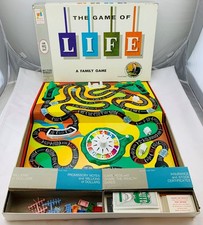 1960 Game of Life Board Game by Milton Bradley Complete Great Cond FREE SHIP