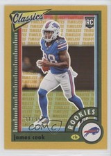 2022 Panini Classics Rookies Timeless Tributes Gold 31/99 James Cook #159 s1i