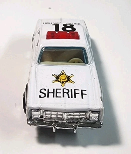 Road Tough Yatming Dodge Monaco Highway Patrol 1/64 Diecast Sheriff Police - Image 2 of 4