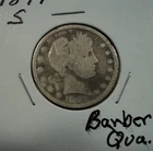 1897-S Barber Silver Quarter Circulated