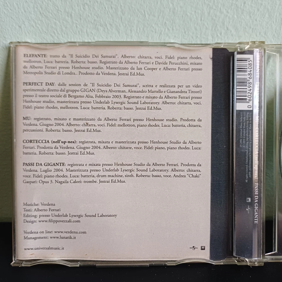 CD VERDENA ELEFANTE EP 9868408 ITALY 2004 - Immagine 3 di 4
