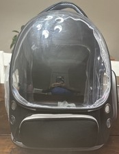 Cat Backpack Carrier, Breathable Cat Carrier Large Space Bubble Pet