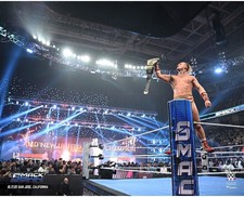 Ilja Dragunov WWE Unsigned Raising United States Title Photograph