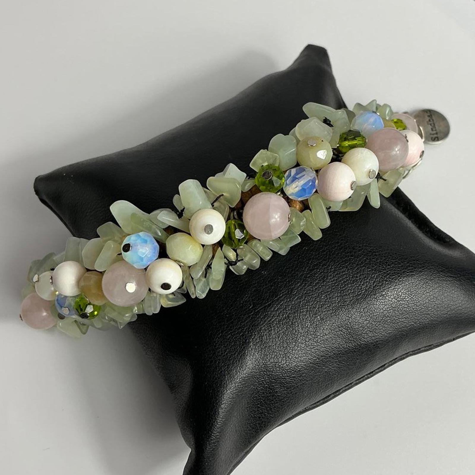 Hand-crafted Statement Leather Bracelet Featuring… - image 4