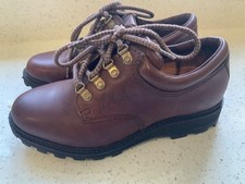 BRASHER COUNTRY MASTER CLASSIC WOMEN'S LEATHER CAMPING HIKING BROWN SHOES UK6