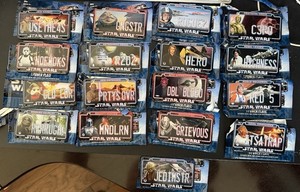 Star Wars Power Plate License Plate 17 of 30 No Dupes