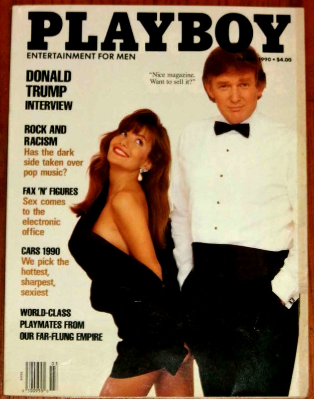 PLAY BOY MARCH 1990 TRUMP COVER & INTERVIEW