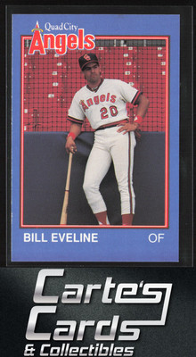 Bill Eveline 1989 Grand Slam Quad City Angels #30 Quad City Angels