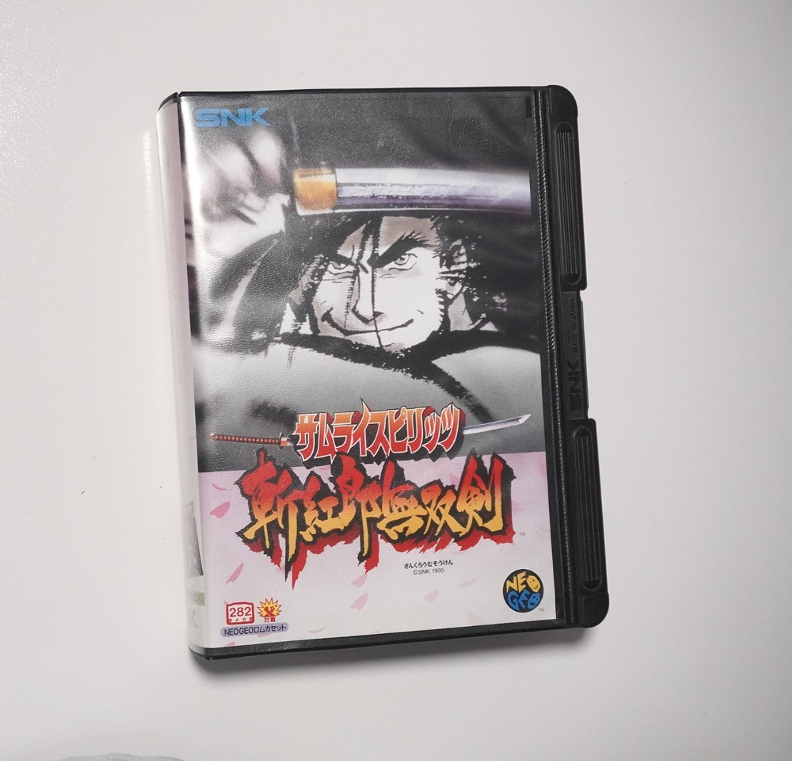 SNK Neo Geo AES Samurai Shodown III Spirits boxed Japan game US