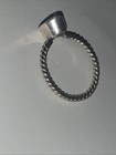High Quality Stainless Steel Aquamarine Ring — photo 3