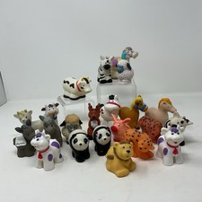 Fisher Price Little People Animal Lot Replacements Lot Of 22 Cow Pig Panda Horse