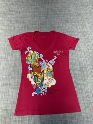 Hard Rock Cafe Y2K Women s T Shirt Size S Grunge Emo Top