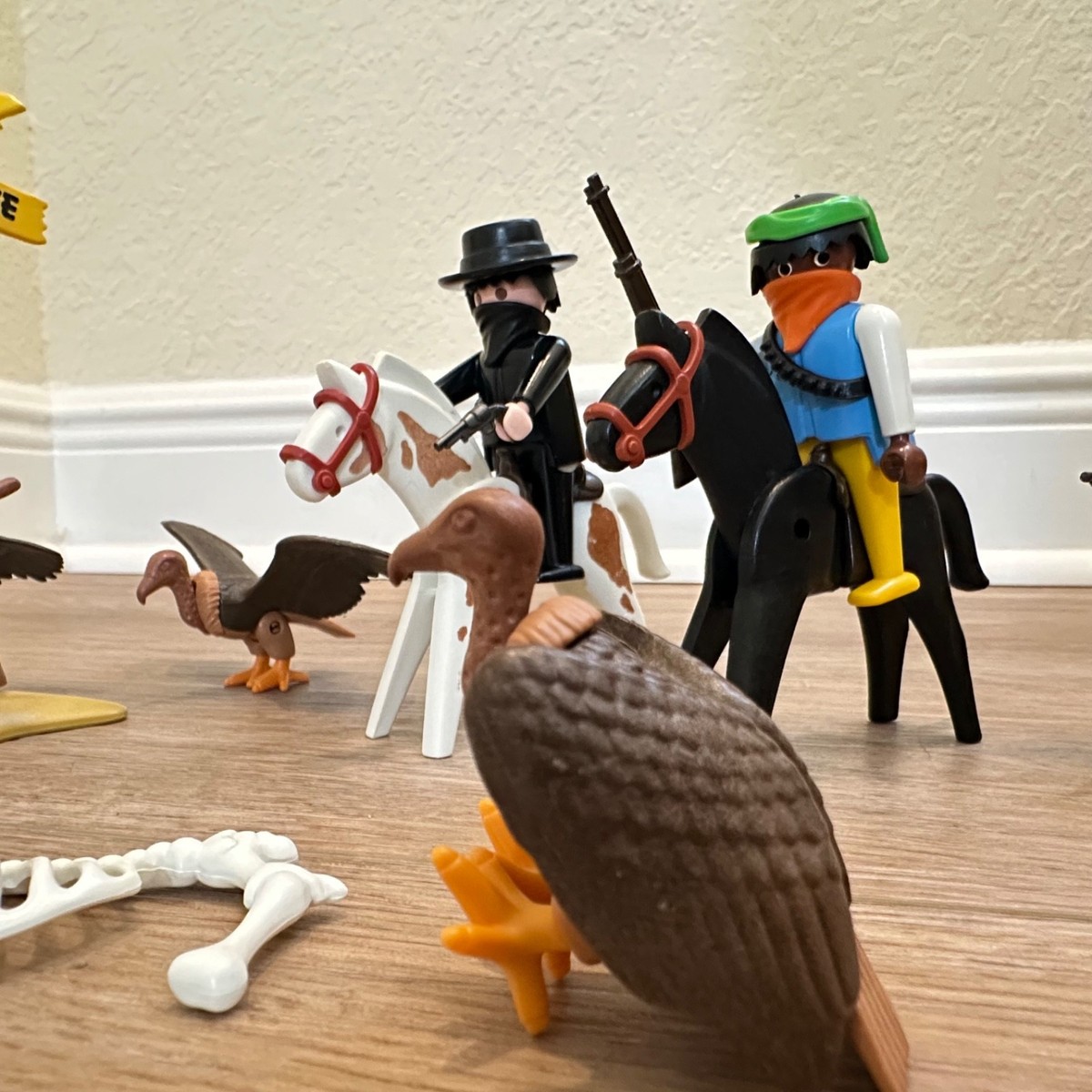 PLAYMOBIL 3748 Complete Vintage Western Bandits and 3245 for sale