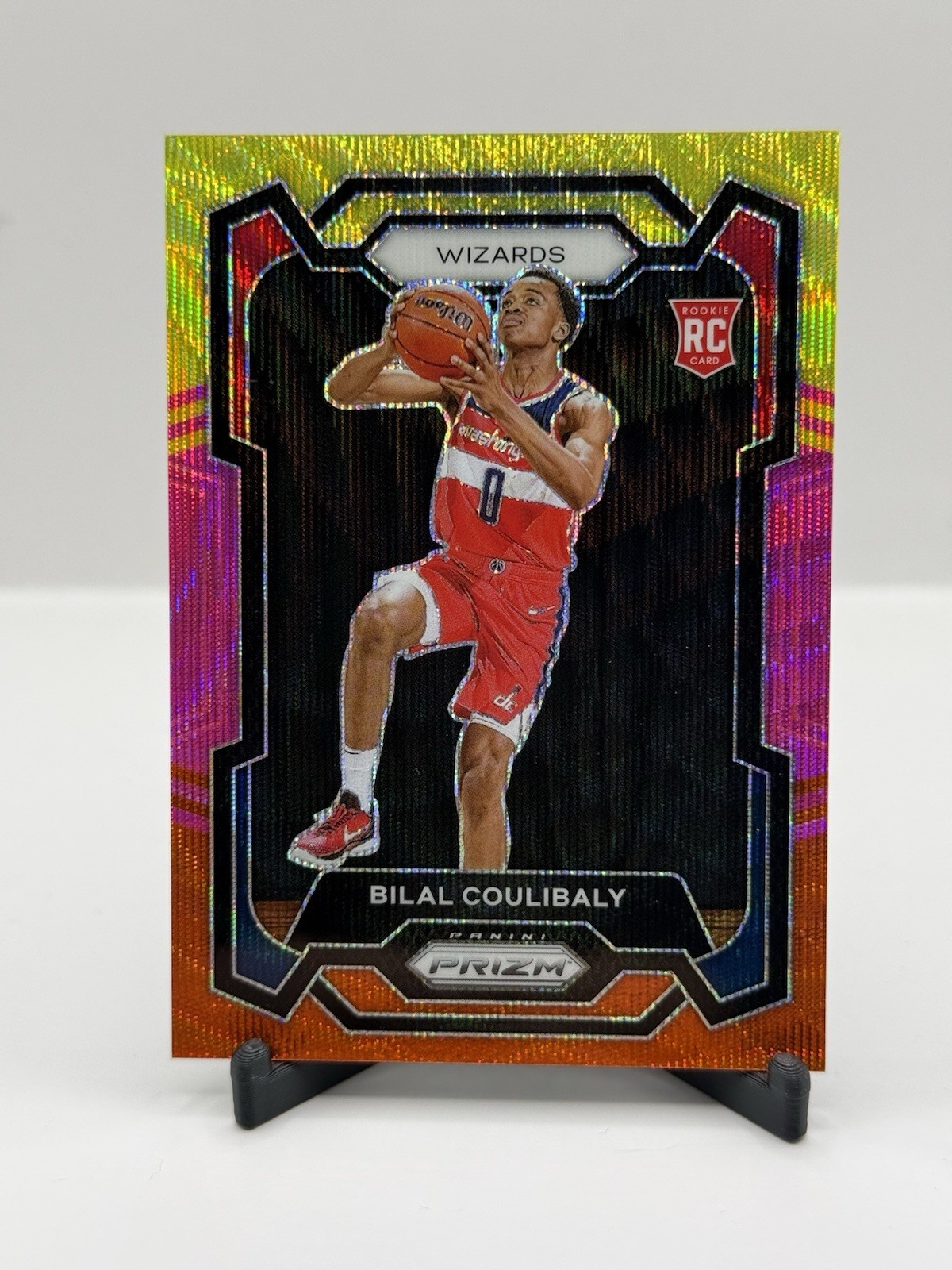 2023-24 Panini Prizm - Bilal Coulibaly #153 Multi Wave Prizm /88 (RC)