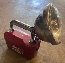 Big Beam No. 166 Beacon Lamp, Red, Vintage 