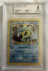 Pokémon TCG 1999 Base Unlimited Gyarados Holo Rare BGS 8 Card #6