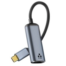 Type C to RJ45 2500Mbps Gigabit Ethernet Network Adapter USB C to RJ45 Converter