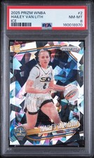 2025 Panini Prizm Wnba #2 Hailey Van Lith Ice PSA 8